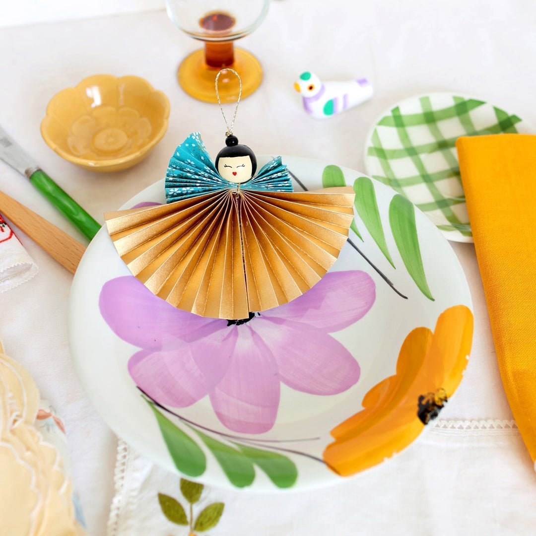 Des Anges en Origami pour une Décoration de Table Automnale