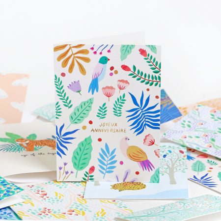 Carte - Joyeux Anniversaire - Dodo Toucan