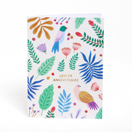 Carte - Joyeux Anniversaire - Dodo Toucan