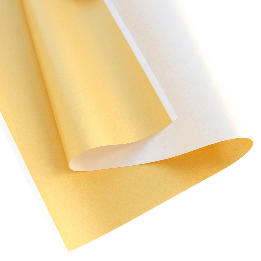 courbe du papier japonais yuzen chiyogami uni or jaune clair adeline klam M1039