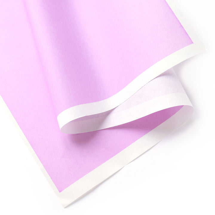 photo packshot d'une courbe du papier japonais yuzen chiyogami uni mauve adeline klam (U535)