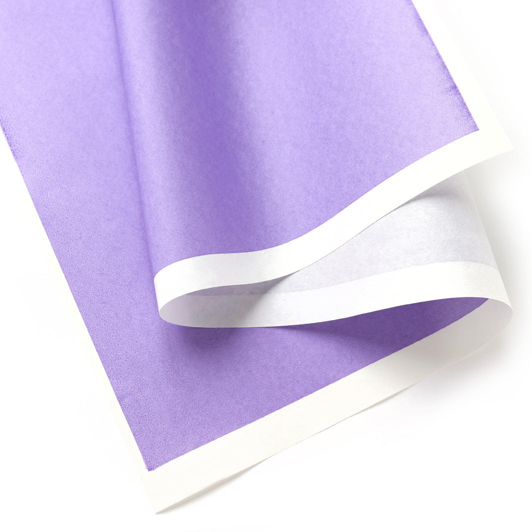 photo packshot d'une courbe du papier japonais yuzen chiyogami uni violet adeline klam (U537)