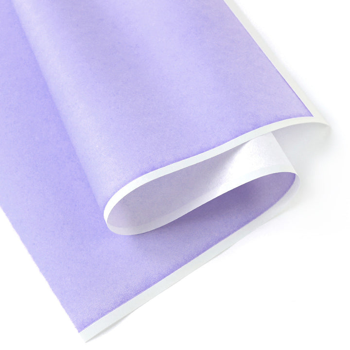 photo packshot d'une courbe du papier japonais yuzen chiyogami uni violet lavande bubble gum adeline klam (U538)