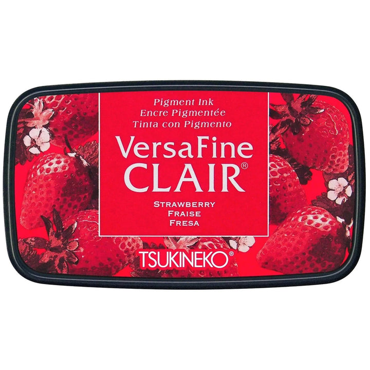 photo packshot de l'encreur rouge versafine clair « fraise »
