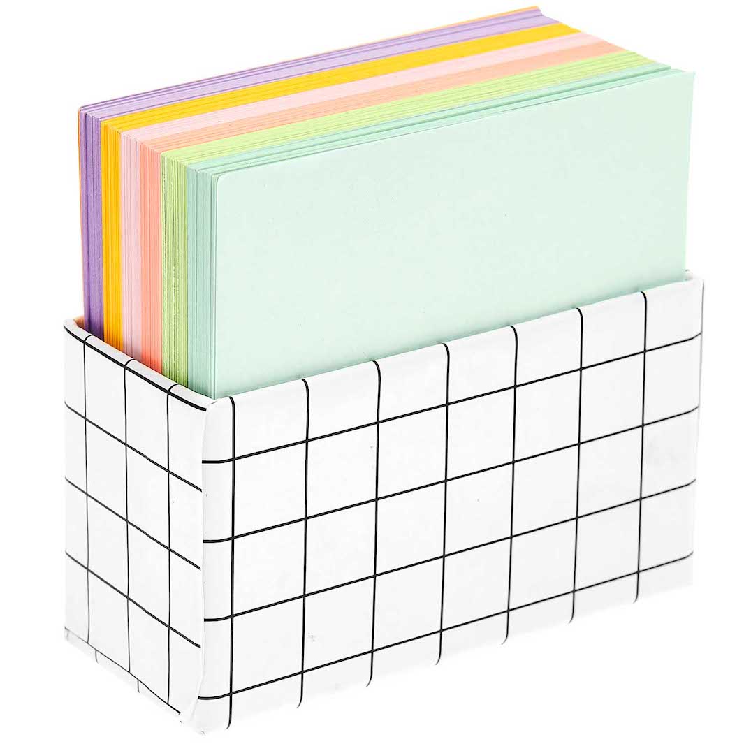 photo packshot du packaging du set de 400 papiers origami unis dans des tons multicolores pastels de 9cm par 9cm rico design