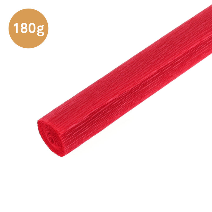 rouleau fin de papier crépon rouge camélia