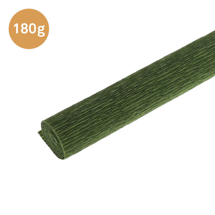 rouleau fin de papier crépon vert feuille