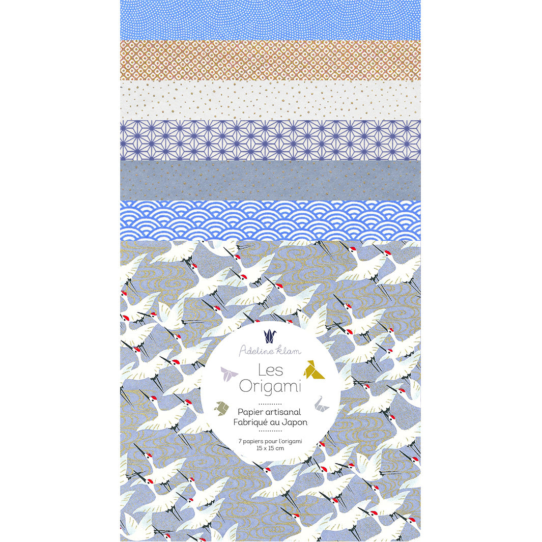 7 Papiers Origami - 15 x 15 cm - Antarctique - F3