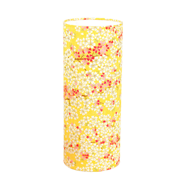 Lampe Japonaise à Poser - Fleurs de Cerisier - Jaune - M364