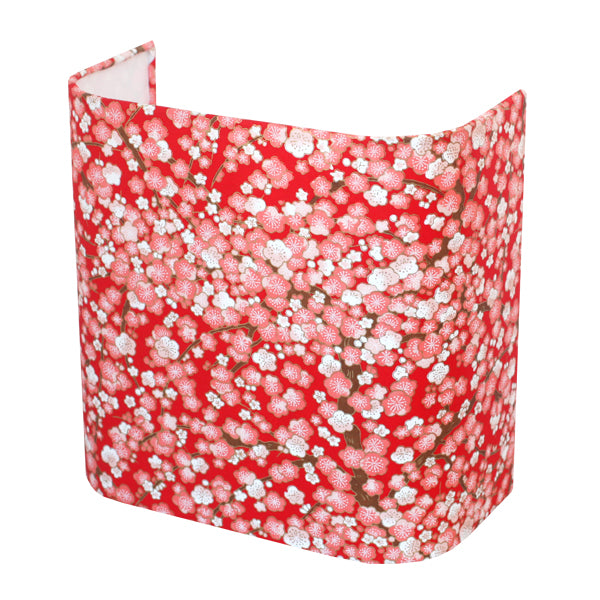 Papier Japonais - Fleurs de Prunier - Rouge, Rose et Crème - M446