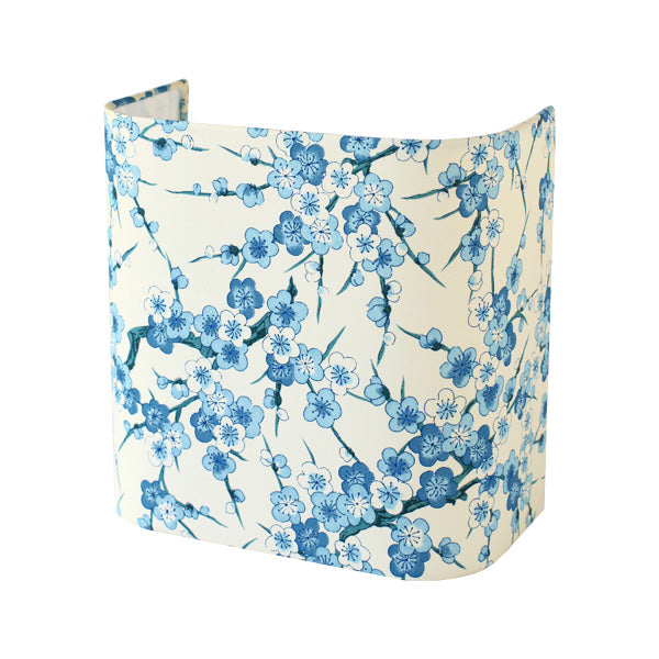 Applique murale japonaises - Grandes fleurs - Bleu Crème - M645