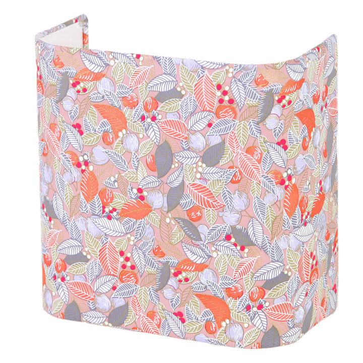 Papier Japonais - Feuilles, Baies et Fruits - Saumon, Orange et Mauve - M852