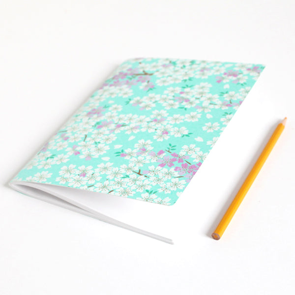 Carnet de notes - Fleurs de Cerisier - Menthe - M579