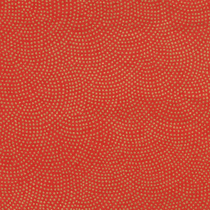 Lampe japonaise à poser - 3 bandes - Poissons, Samekomon et Vagues Inversées - Blanc Nacré, Rouge et Vert d'Eau  - M613, M275 et M674