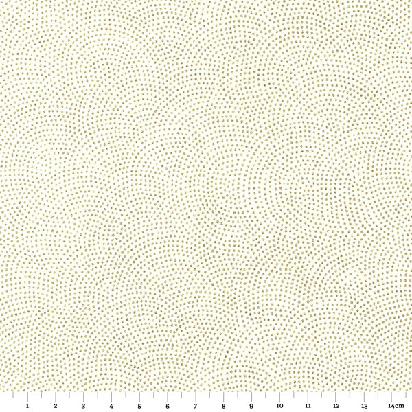 Papier Japonais - Samekomon - Ivoire et Or - M276-Papier japonais-AdelineKlam