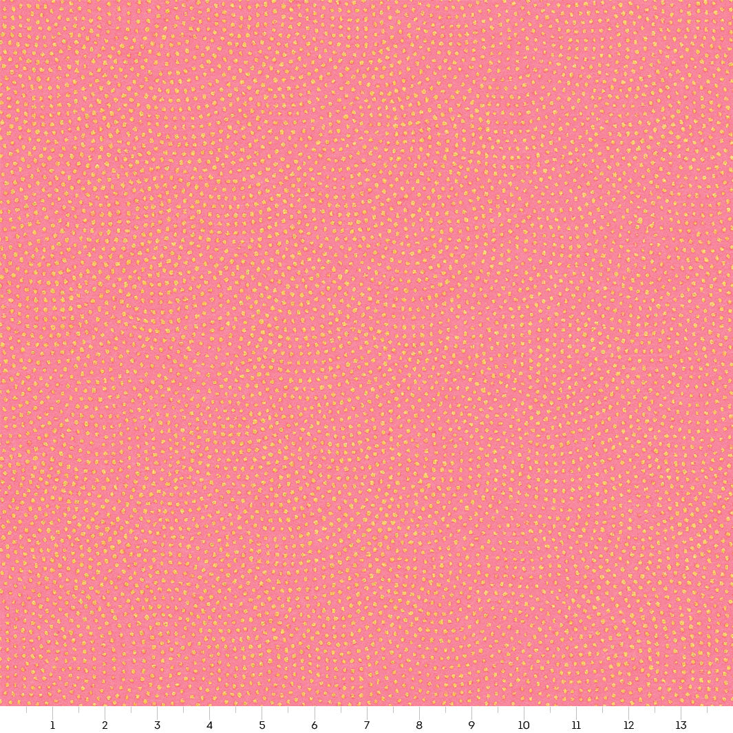 Papier Japonais - Samekomon - Rose Corail et Or - M710