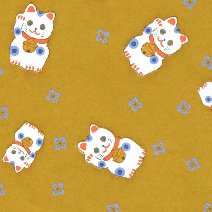Pot à crayons prisme - Maneki Neko - Moutarde, Lilas et Corail - M845