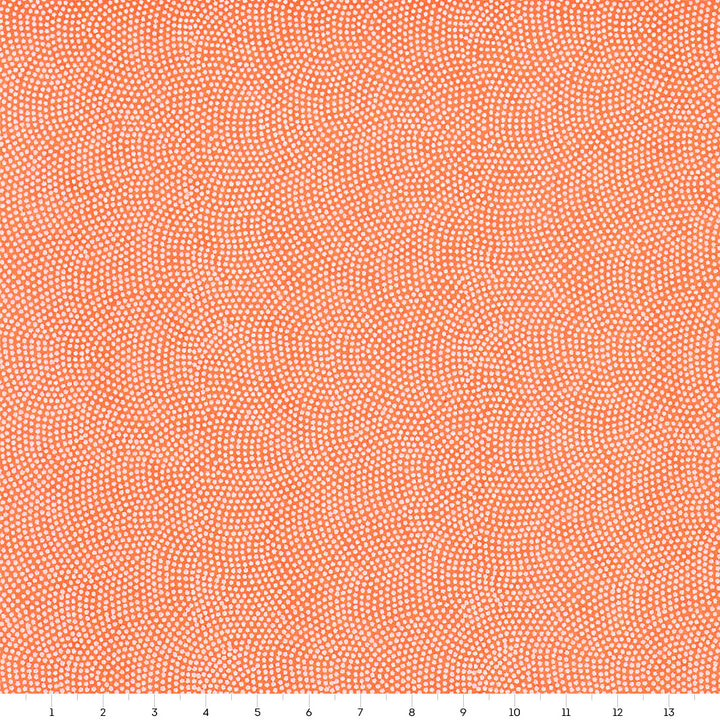 Papier Japonais - Samekomon - Orange Pastel et Blanc - M859