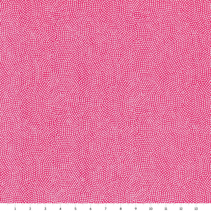 Papier Japonais - Samekomon - Rose Framboise et Blanc - M861
