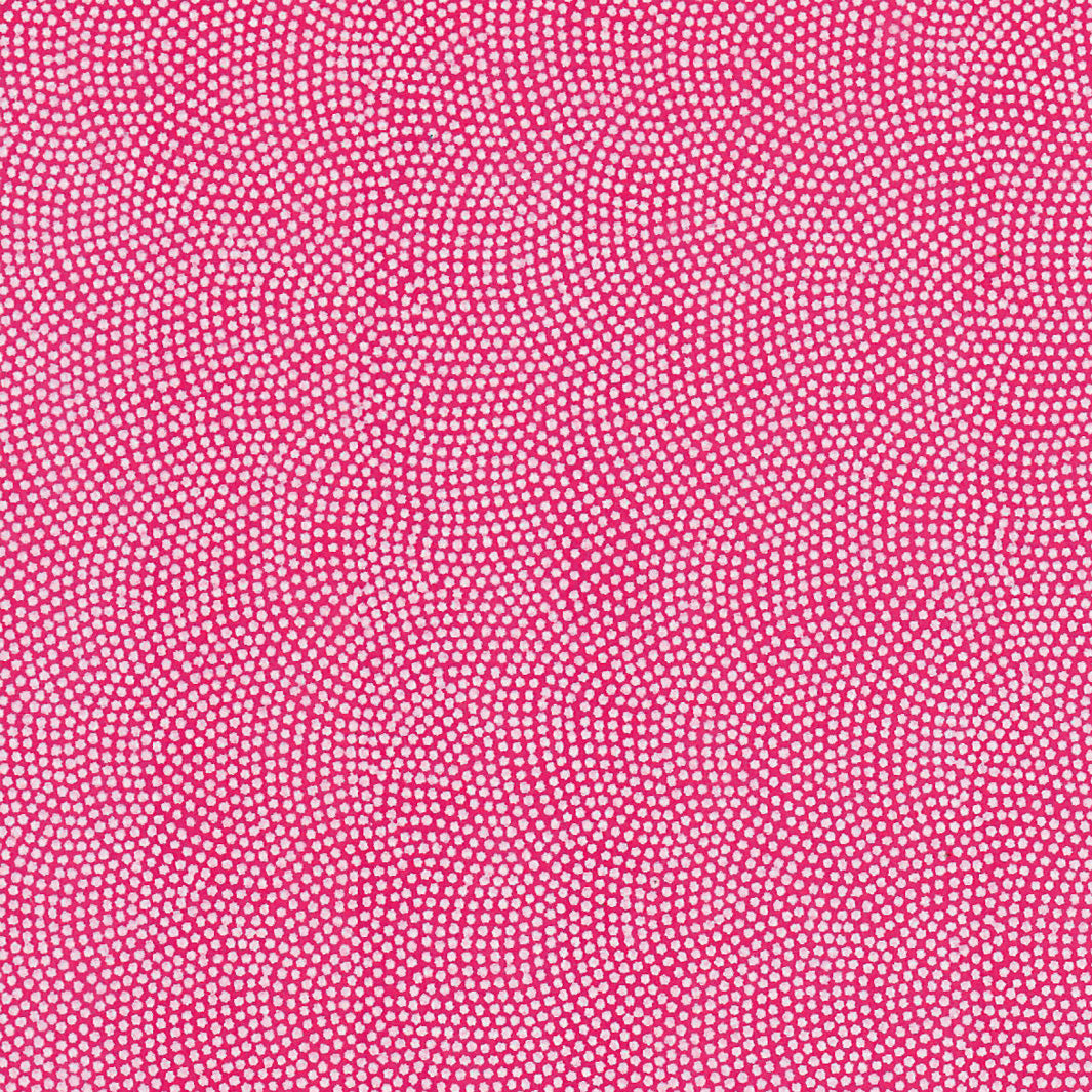 Papier Japonais - Samekomon - Rose Framboise et Blanc - M861
