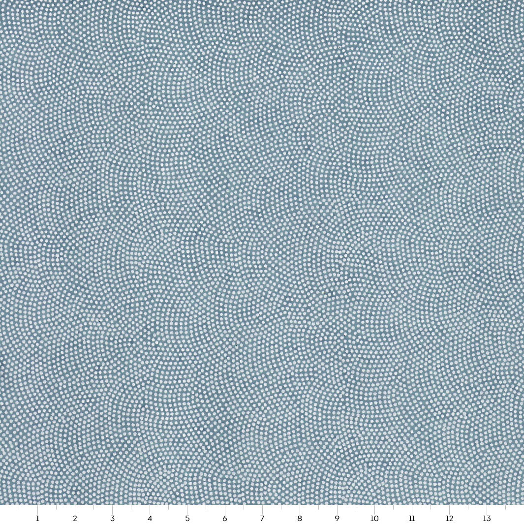 Papier Japonais - Samekomon - Bleu Gris Pastel et Blanc - M862