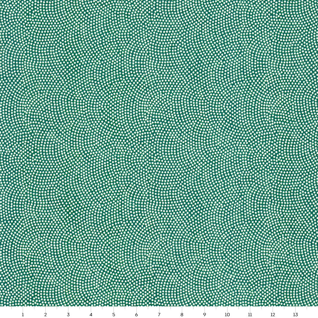 Papier Japonais - Samekomon - Vert Sapin et Blanc - M863