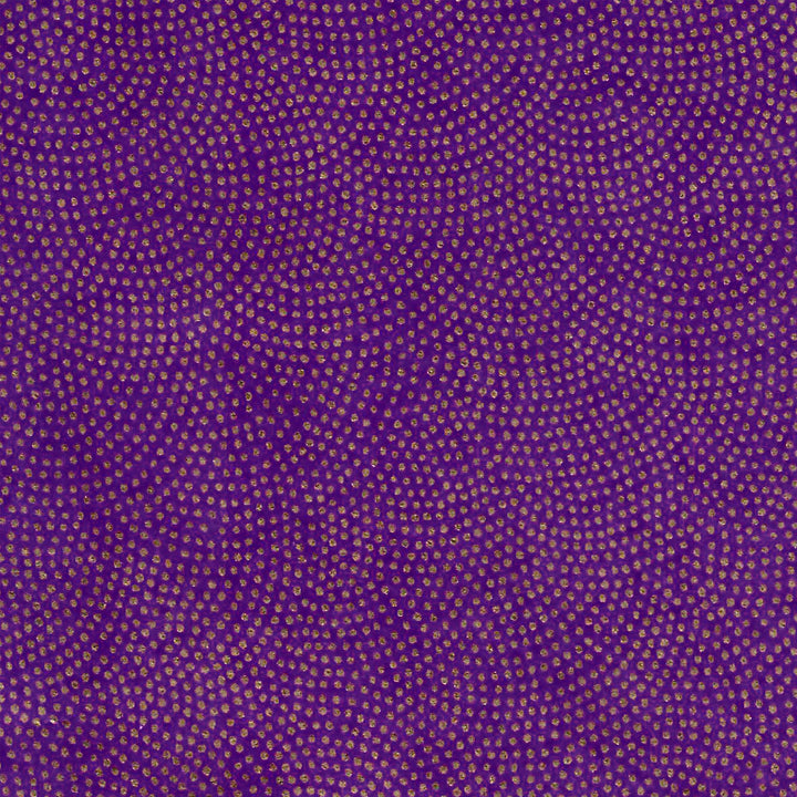 Papier Japonais - Samekomon - Violet et Or - M871