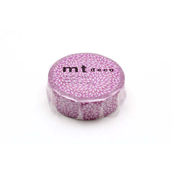Masking Tape - Pétales de Chrysanthème - Violet Prune