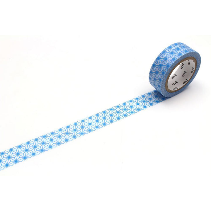 Masking Tape - Asanoha - Bleu