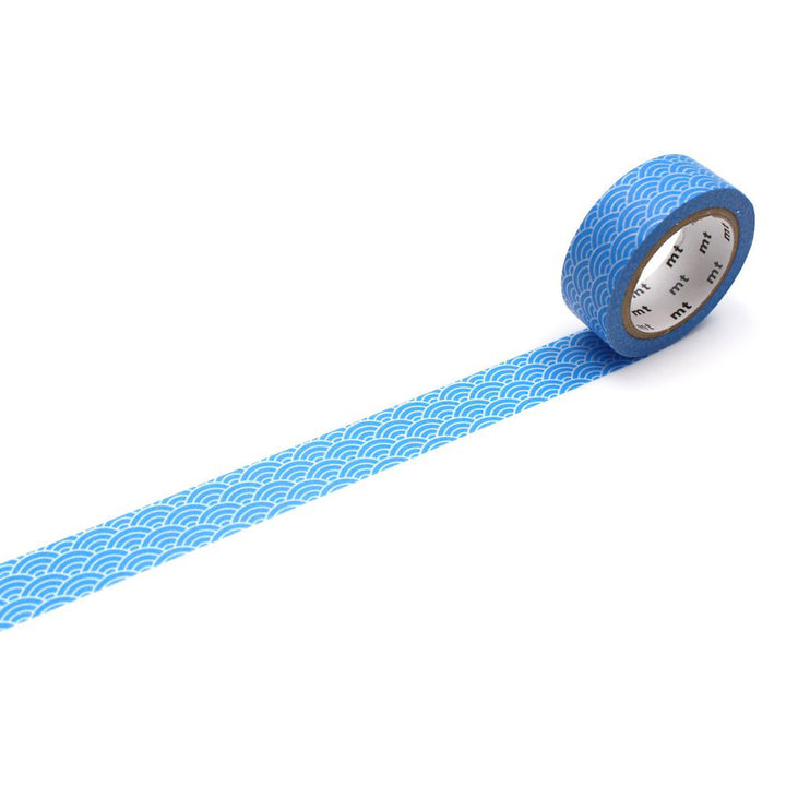 Masking Tape - Seigaiha - Bleu