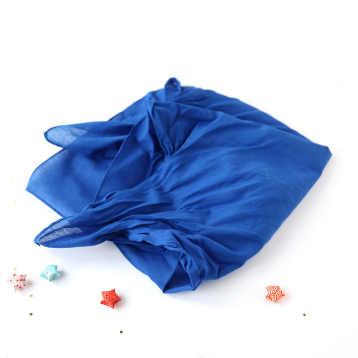 Furoshiki - Uni - Bleu - 50x50cm