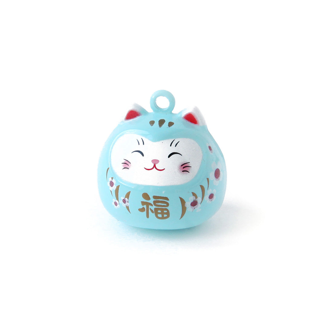 Gros Grelot - Daruma Chat - Bleu Ciel