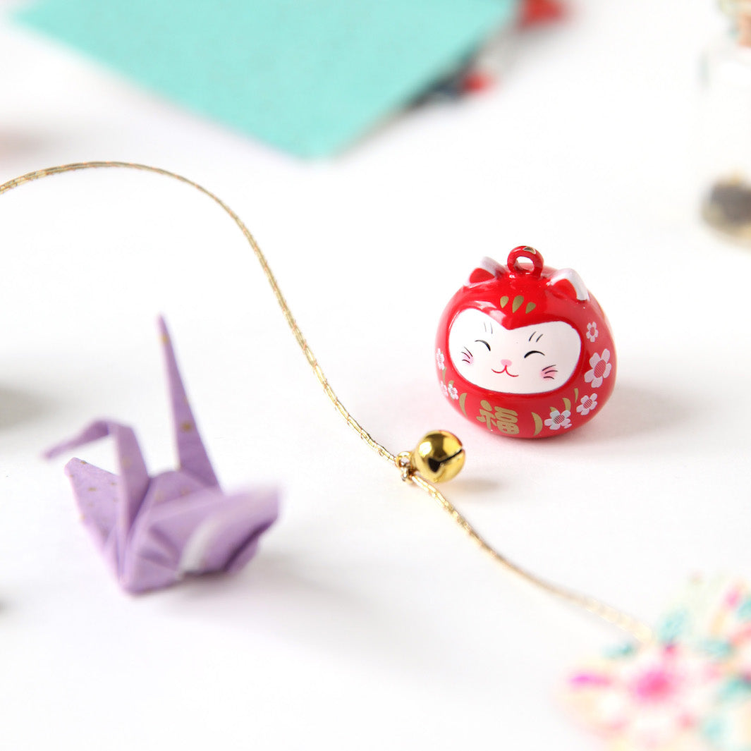 Gros Grelot - Daruma Chat - Rouge