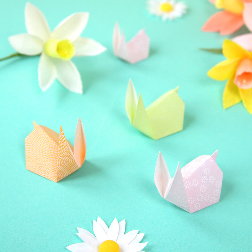 20 Papiers Origami - 15 x 15 cm - Pastel