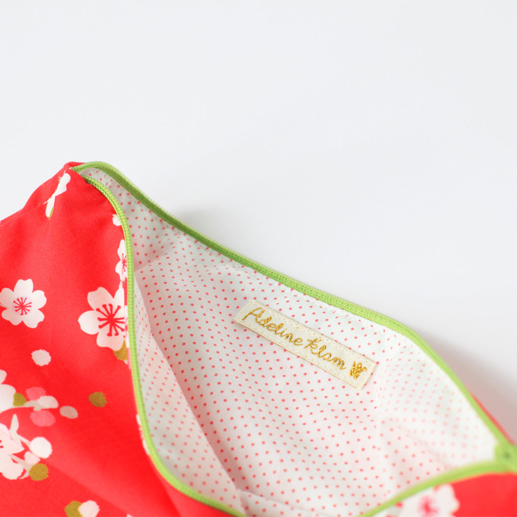 Trousse Plate - Tissu « Kyoto » - T1016