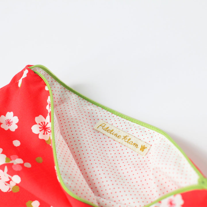 Trousse Plate - Tissu « Kyoto » - T1016