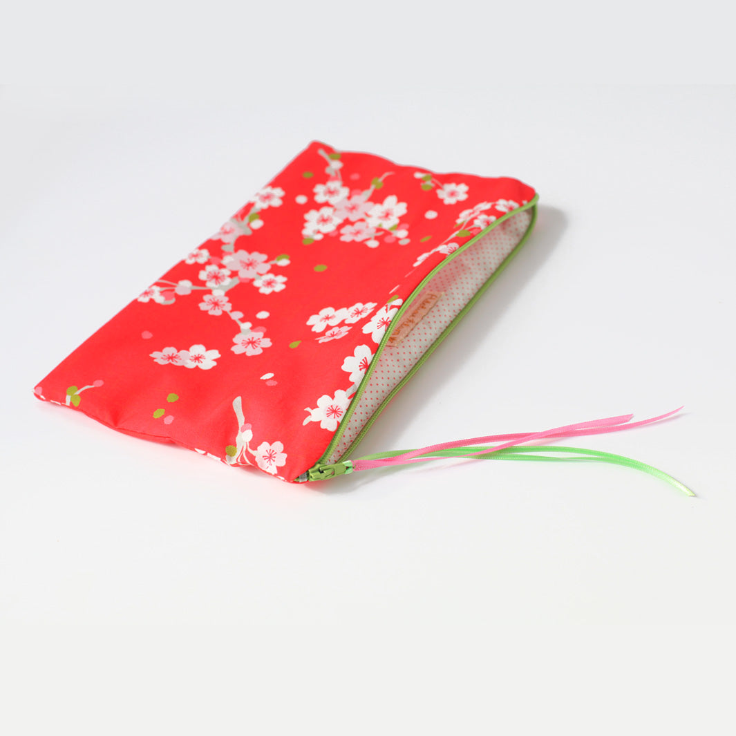 Trousse Plate - Tissu « Kyoto » - T1016