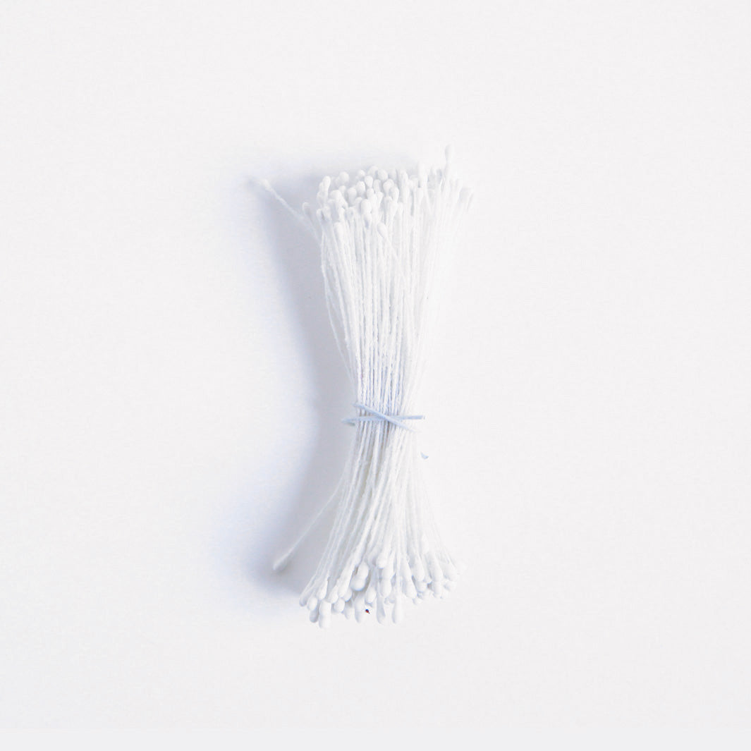 Fagot de pistils de fleurs - Blanc - 1030