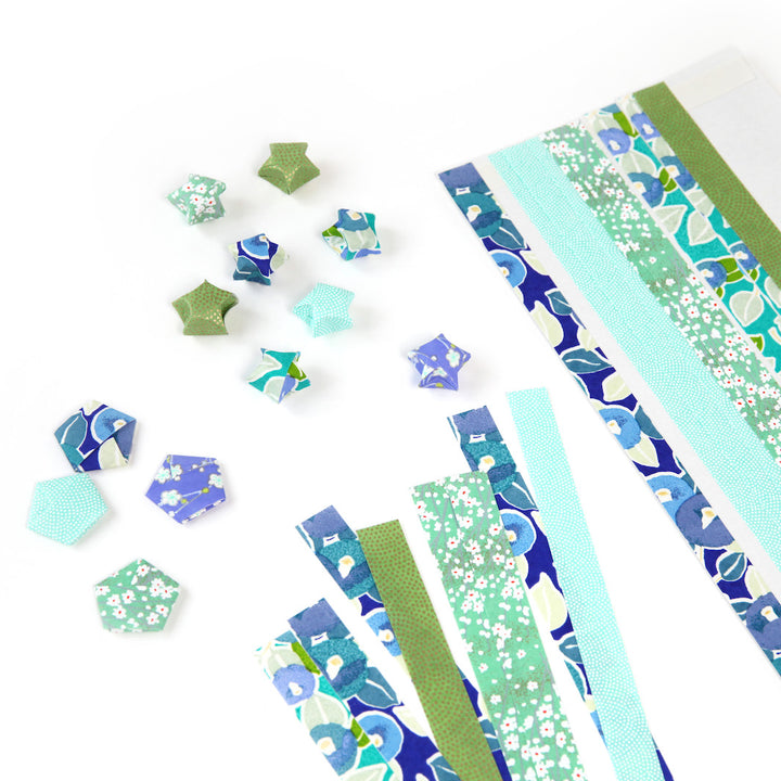 Kit Guirlande d'Étoiles en origami - Nymphéa