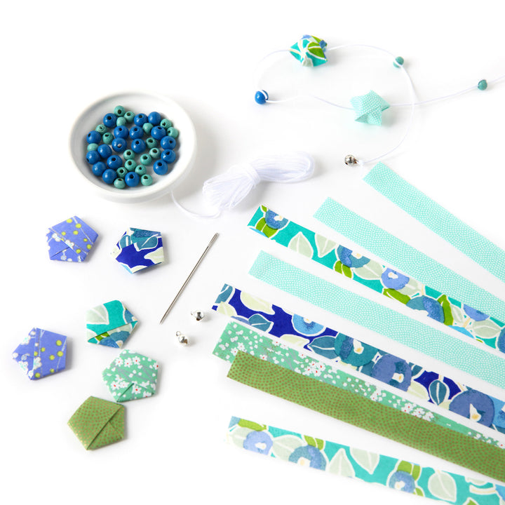 Kit Guirlande d'Étoiles en origami - Nymphéa