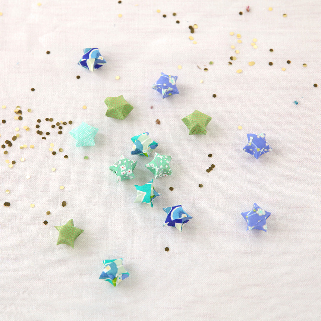 Kit Guirlande d'Étoiles en origami - Nymphéa