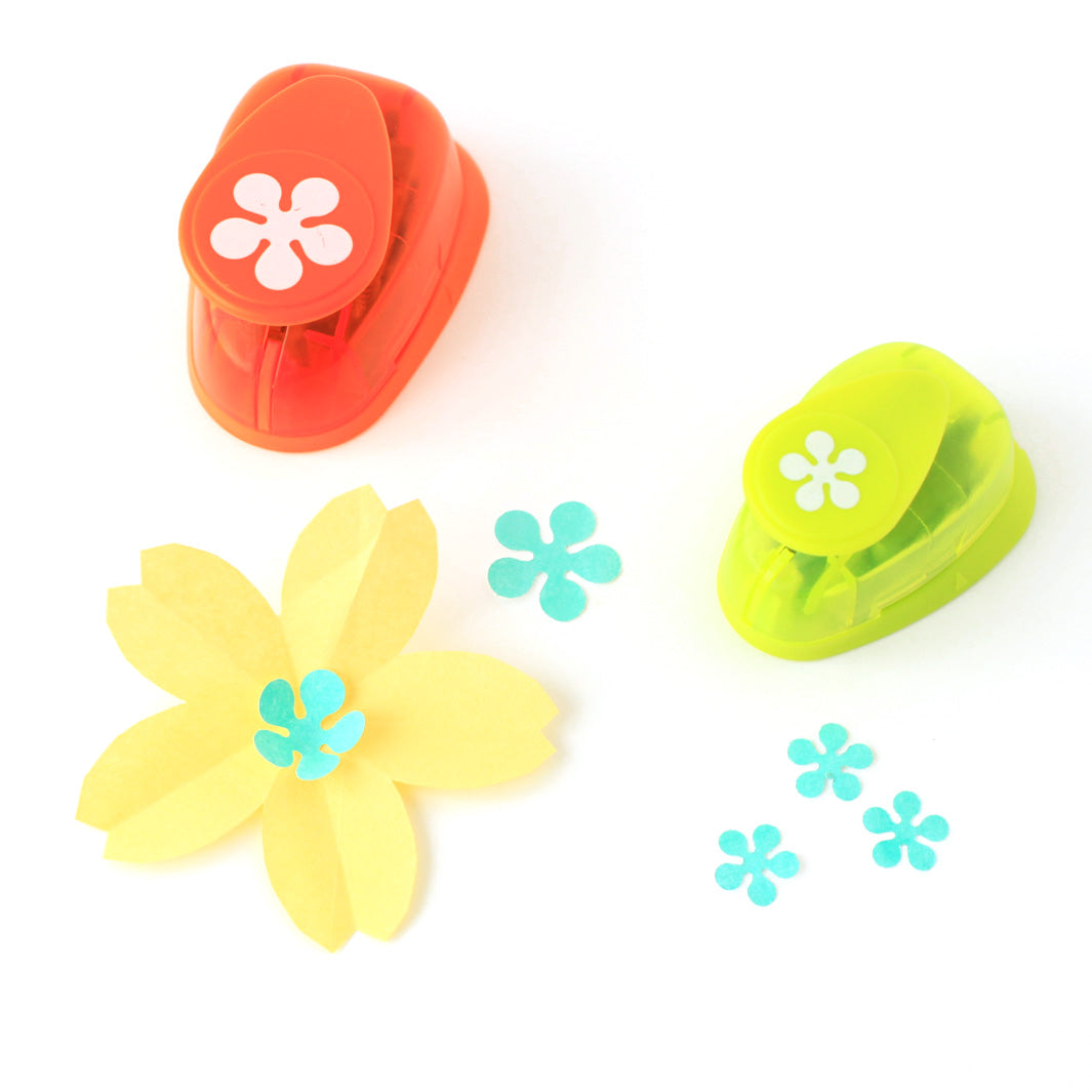Perforatrice Pistil - Petite Fleur Ronde - 25mm (orange)