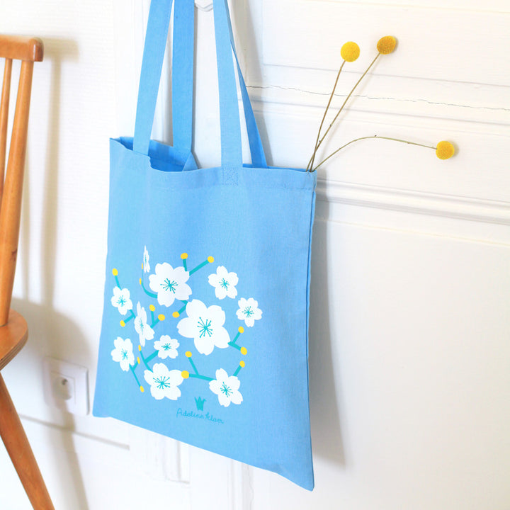 Tote Bag Adeline Klam - Sakura - Bleu