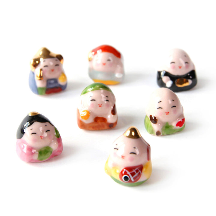 Petit Grigri en céramique - Les 7 Divinités du Bonheur - Ebisu