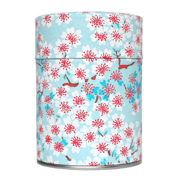Boîte à thé - Fleurs de Cerisier - Bleu Ciel - M580