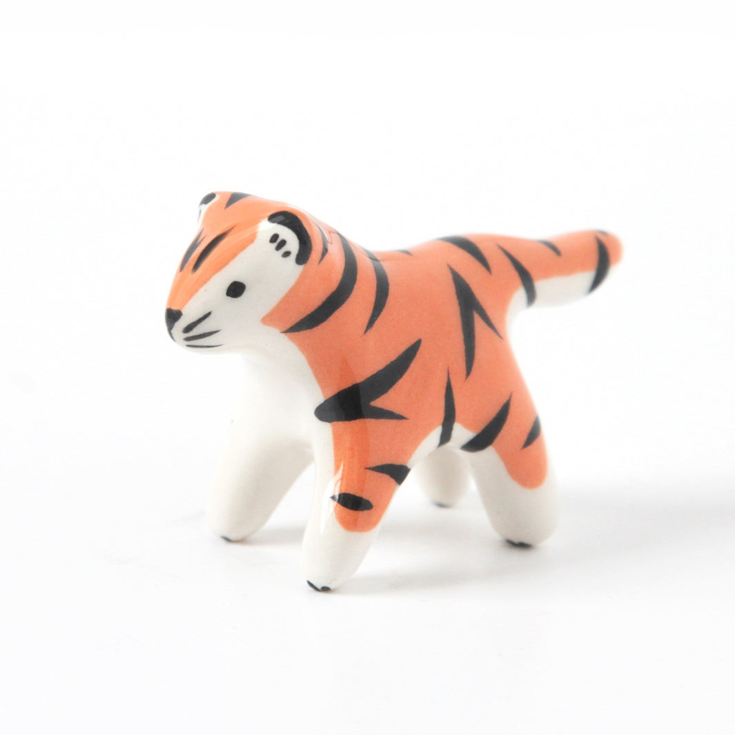Mini Tigre Orange en céramique - Dodo Toucan