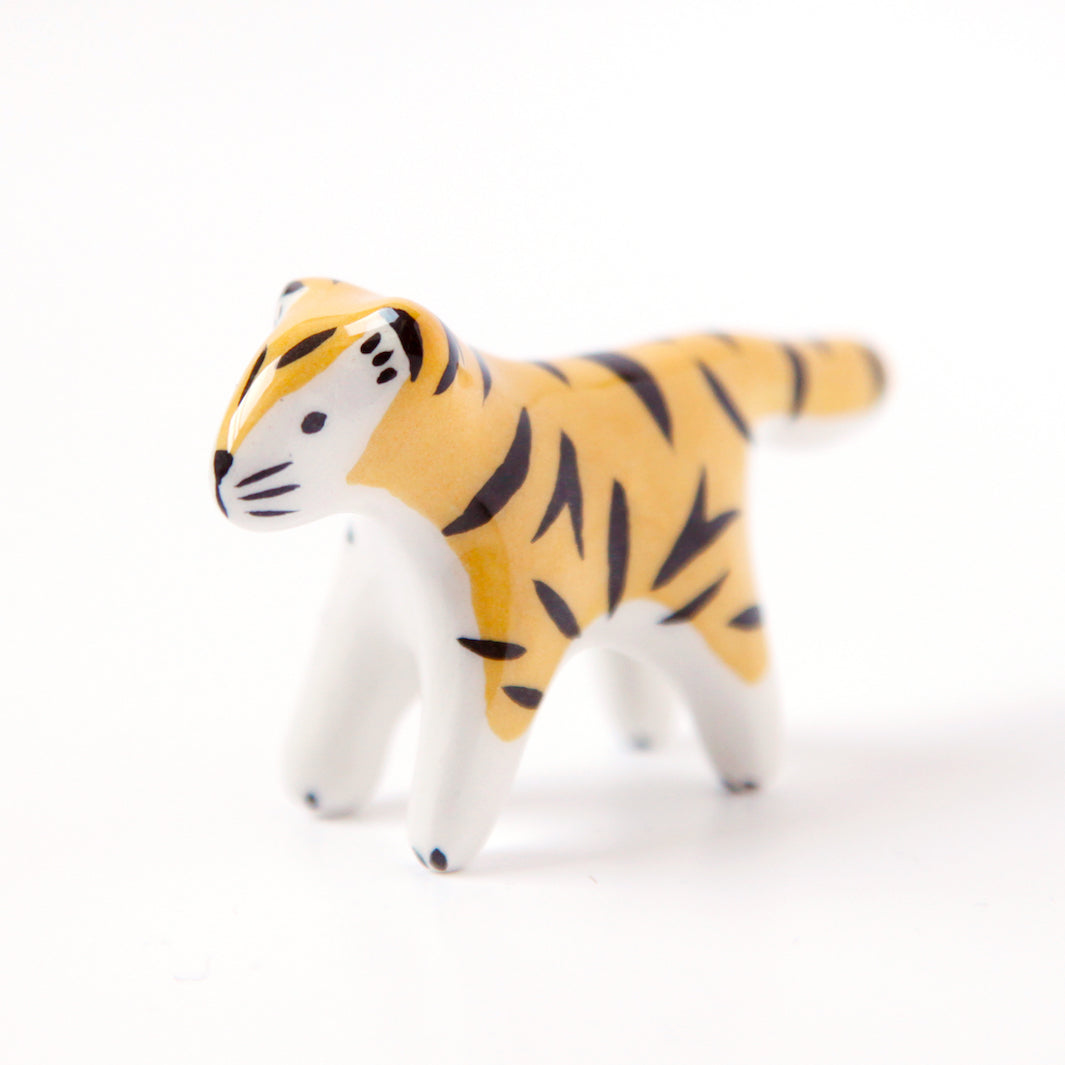 Mini Tigre Jaune en céramique - Dodo Toucan