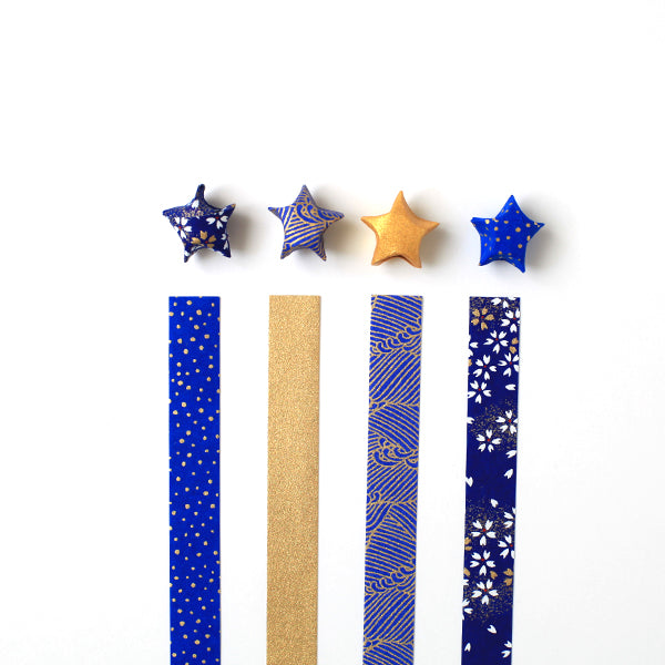 Kit Étoiles en origami - Heure Bleue
