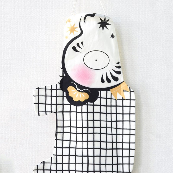 Koinobori Madame Mo - Black & White - S