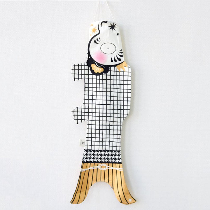 Koinobori Madame Mo - Black & White - S